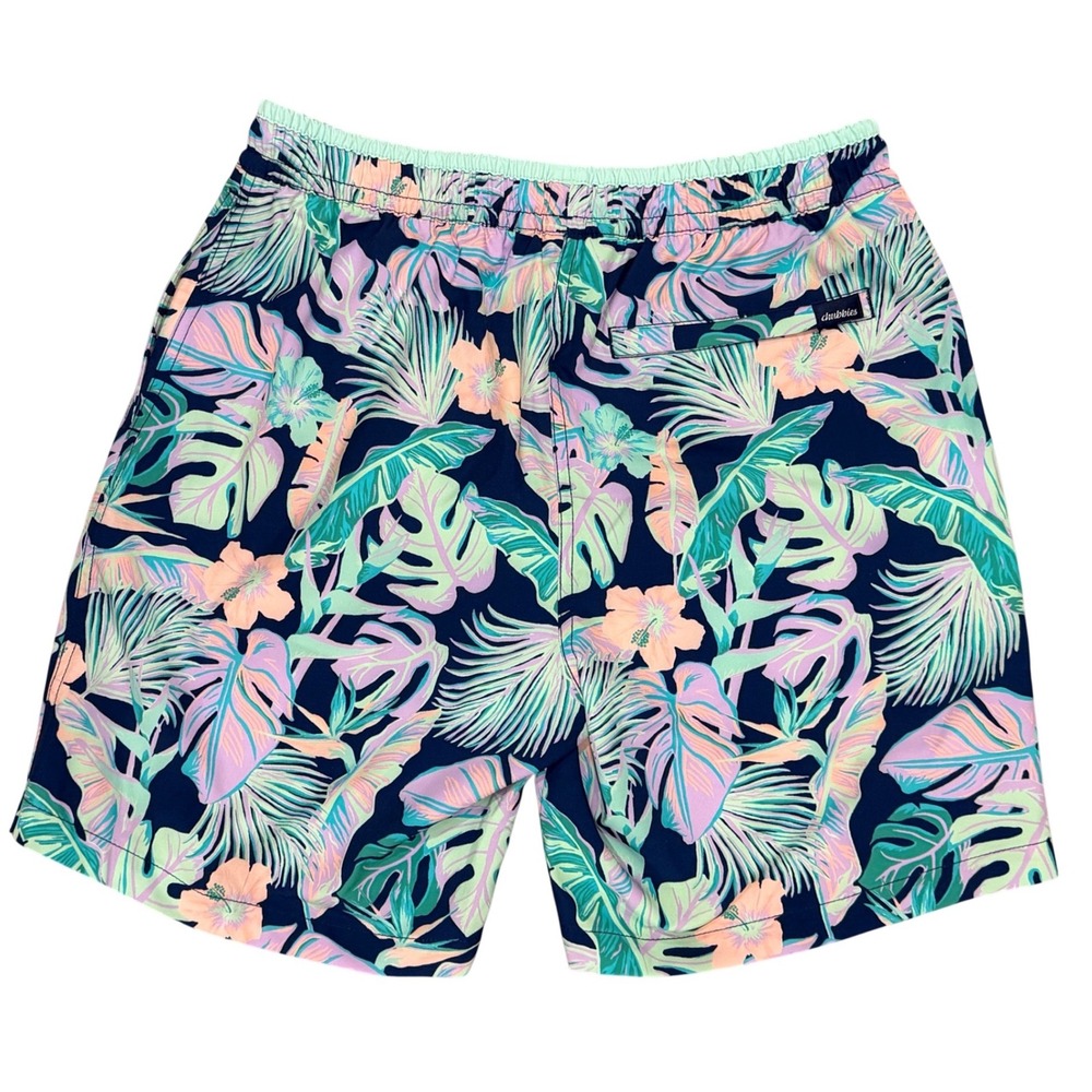 Chubbies Swim Trunks The Night Faunas Lined Swim Trunks 7" Inseam 134241-042 SML - Picture 8 of 8
